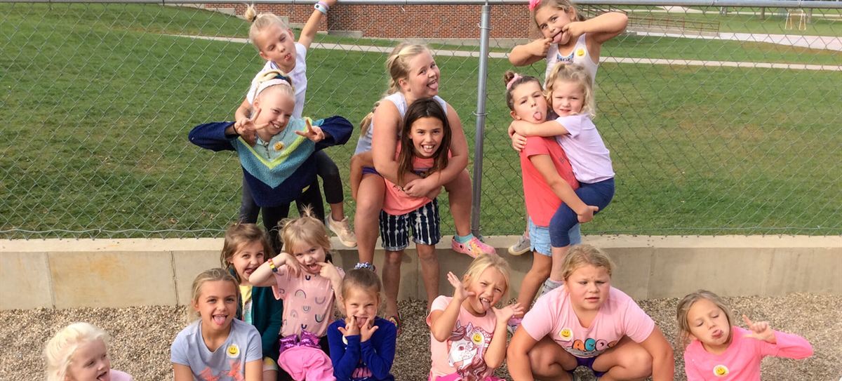 Children and teachers at Children’s World